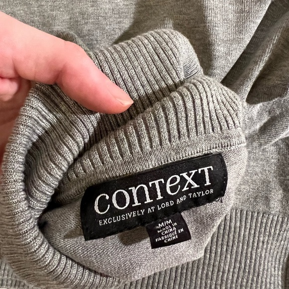 Grey knit turtleneck - Picture 5 of 6